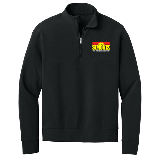 Mercer+Mettle® Linear Texture 1/4-Zip MM3040 - Janitorial