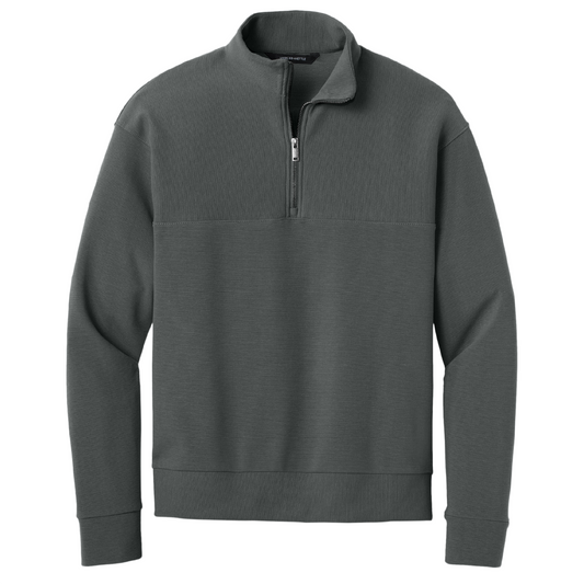 Mercer+Mettle® Linear Texture 1/4-Zip MM3040 - Embroidery