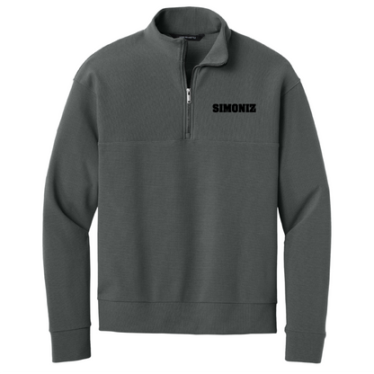 Mercer+Mettle® Linear Texture 1/4-Zip MM3040 - Embroidery Corporate Logo