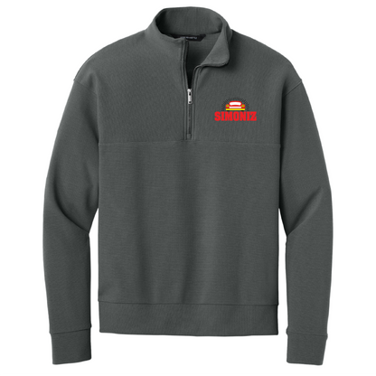 Mercer+Mettle® Linear Texture 1/4-Zip MM3040 - Embroidery Car Wash