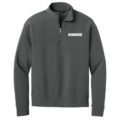 Mercer+Mettle® Linear Texture 1/4-Zip MM3040 - Embroidery Corporate Logo