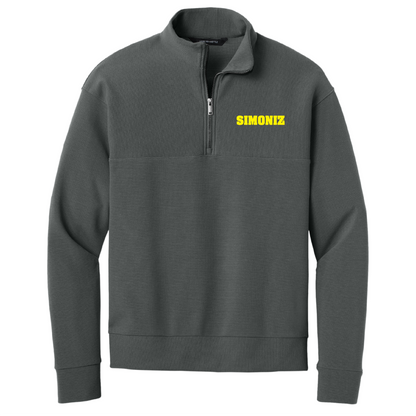 Mercer+Mettle® Linear Texture 1/4-Zip MM3040 - Embroidery Corporate Logo