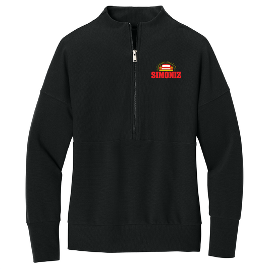 Mercer+Mettle® Women’s Linear Texture 1/4-Zip MM3041 - Embroidery Car Wash