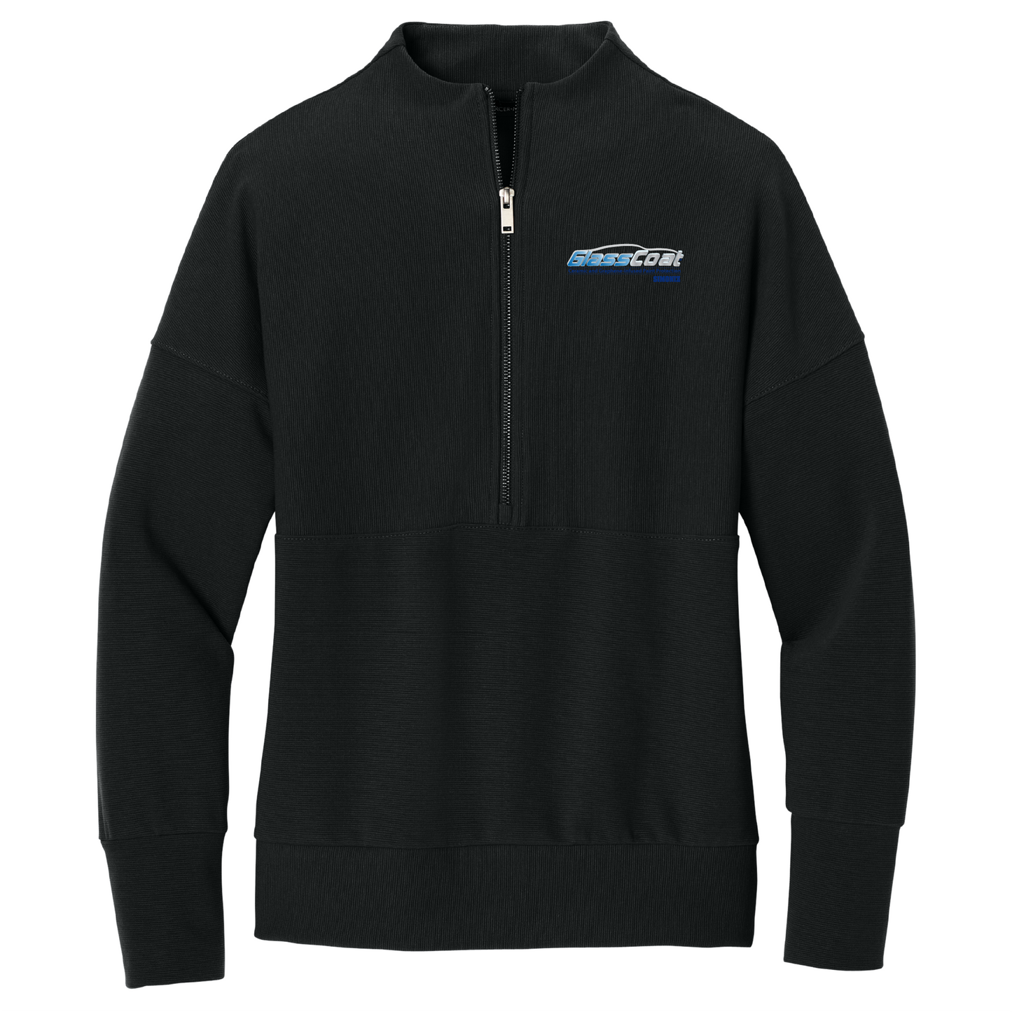 Mercer+Mettle® Women’s Linear Texture 1/4-Zip MM3041 - DTF Glass Coat