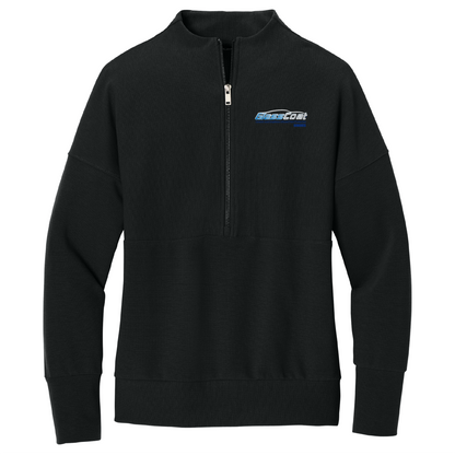 Mercer+Mettle® Women’s Linear Texture 1/4-Zip MM3041 - DTF Glass Coat