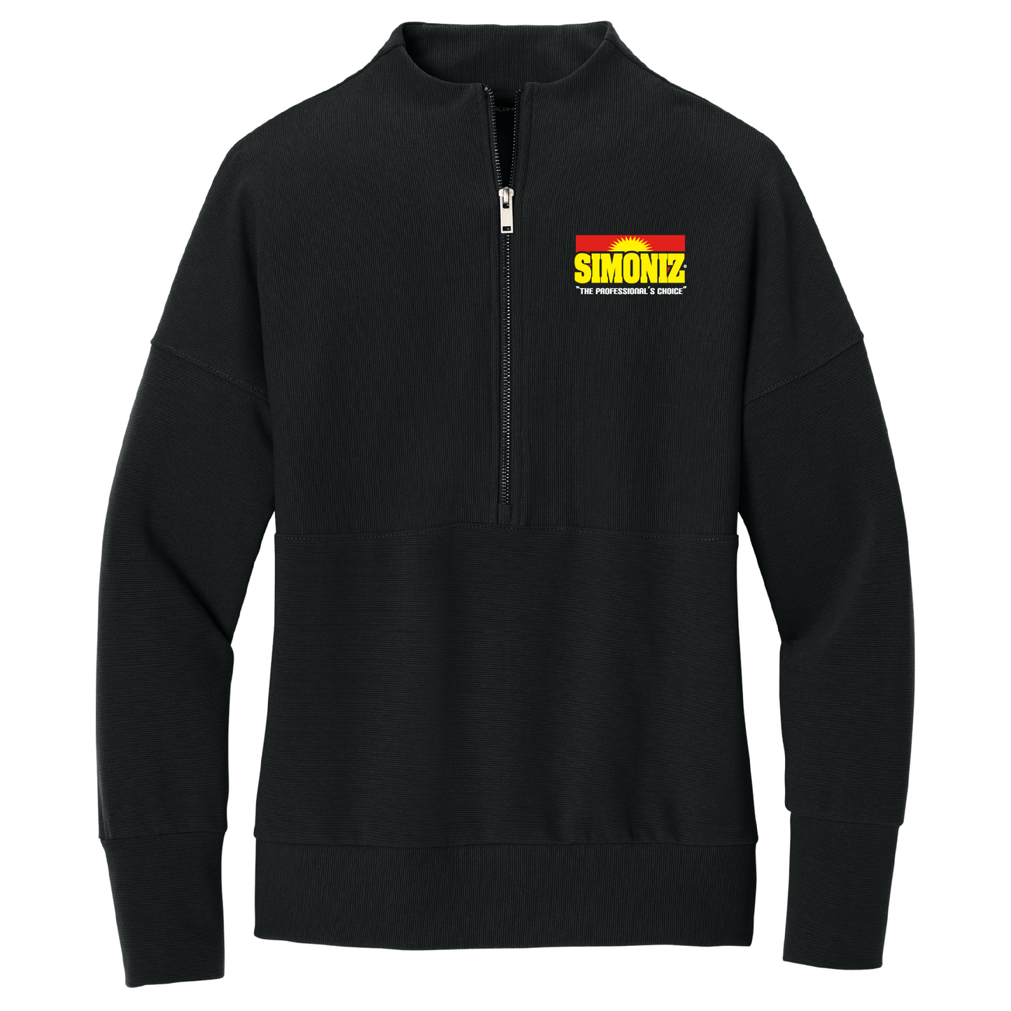 Mercer+Mettle® Women’s Linear Texture 1/4-Zip MM3041 - Janitorial