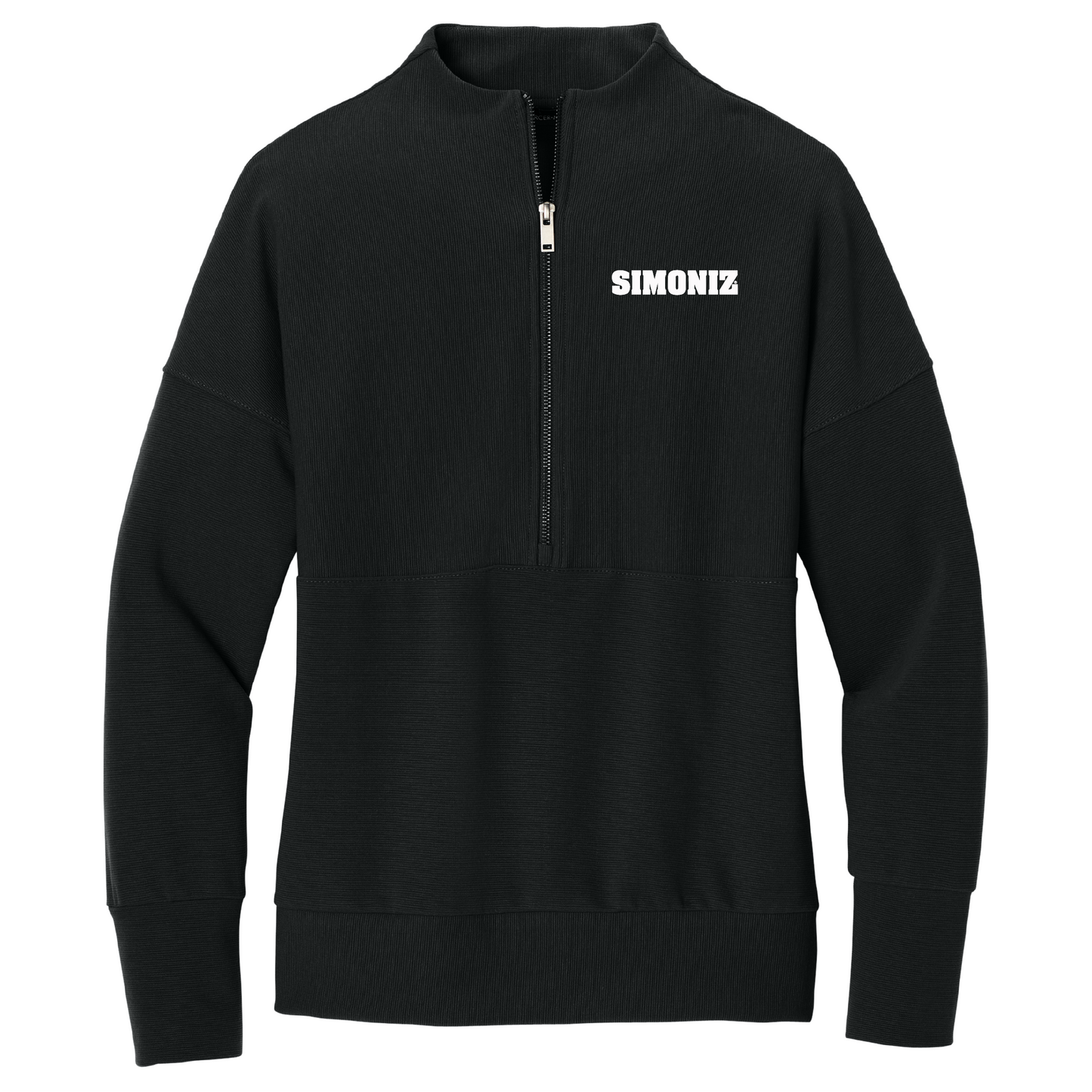 Mercer+Mettle® Women’s Linear Texture 1/4-Zip MM3041 - Embroidery Corporate Logo