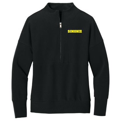 Mercer+Mettle® Women’s Linear Texture 1/4-Zip MM3041 - Embroidery Corporate Logo