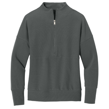 Mercer+Mettle® Women’s Linear Texture 1/4-Zip MM3041 - Embroidery