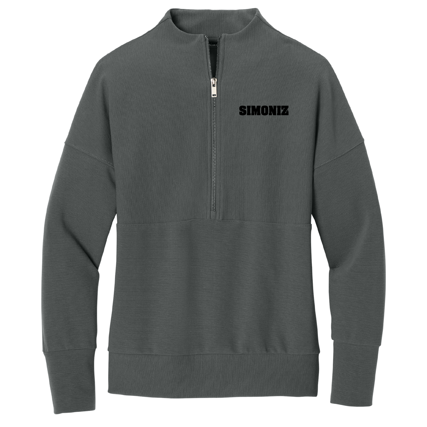 Mercer+Mettle® Women’s Linear Texture 1/4-Zip MM3041 - Embroidery Corporate Logo