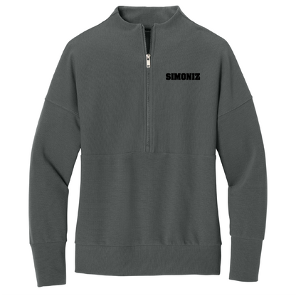 Mercer+Mettle® Women’s Linear Texture 1/4-Zip MM3041 - Embroidery Corporate Logo