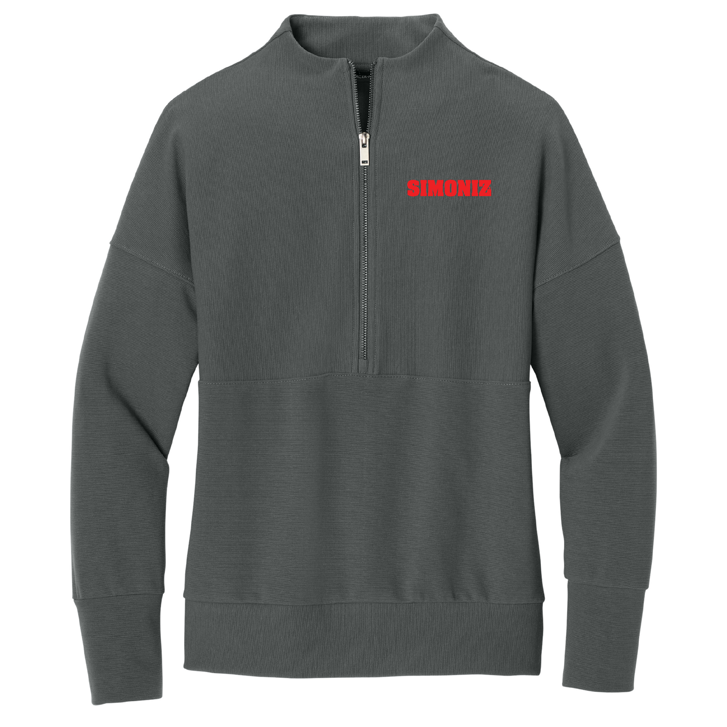 Mercer+Mettle® Women’s Linear Texture 1/4-Zip MM3041 - Embroidery Corporate Logo