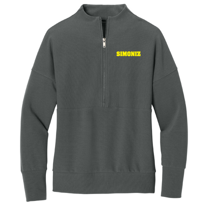 Mercer+Mettle® Women’s Linear Texture 1/4-Zip MM3041 - Embroidery Corporate Logo