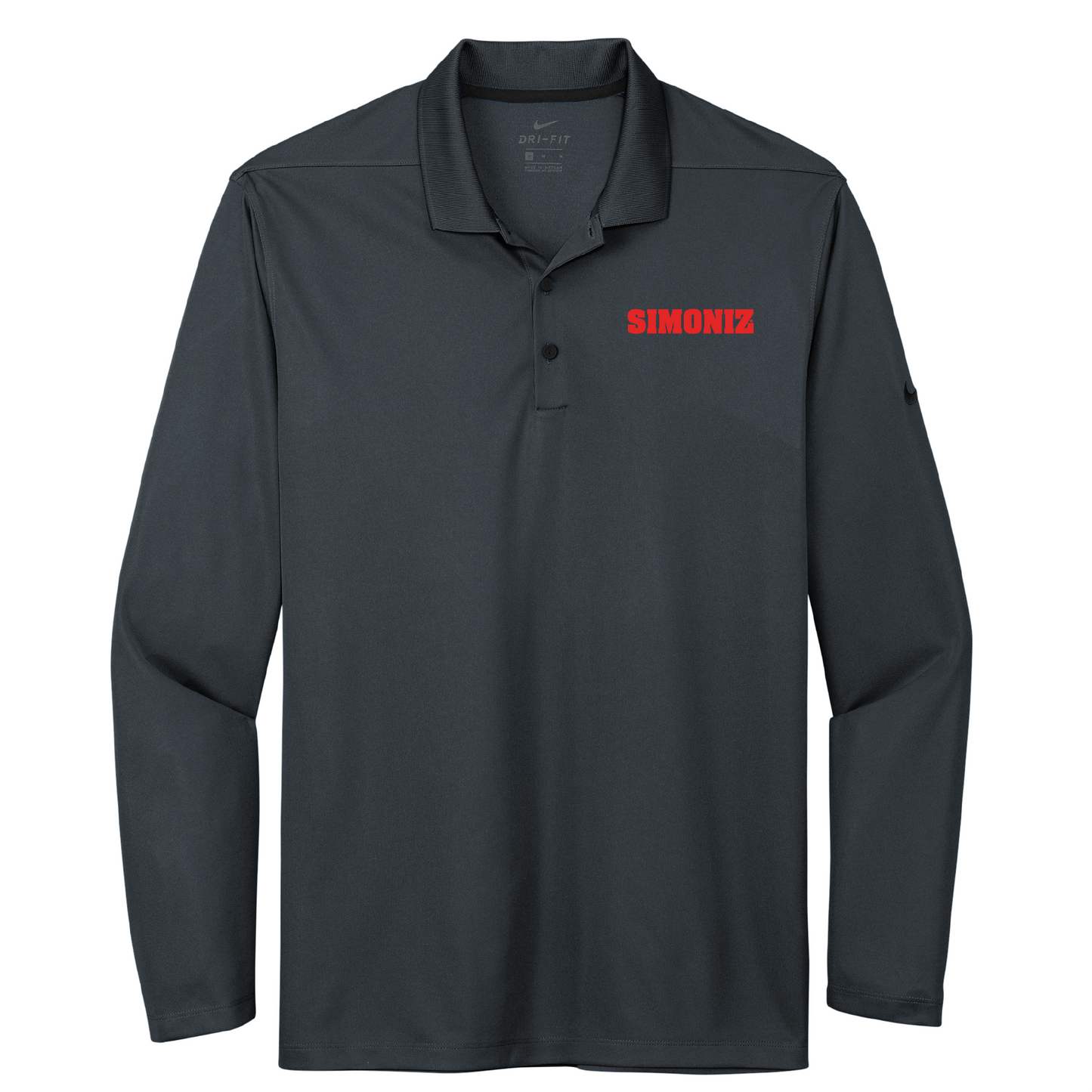 Nike Dri-FIT Micro Pique 2.0 Long Sleeve Polo NKDC2104 - Embroidery Corporate Logo