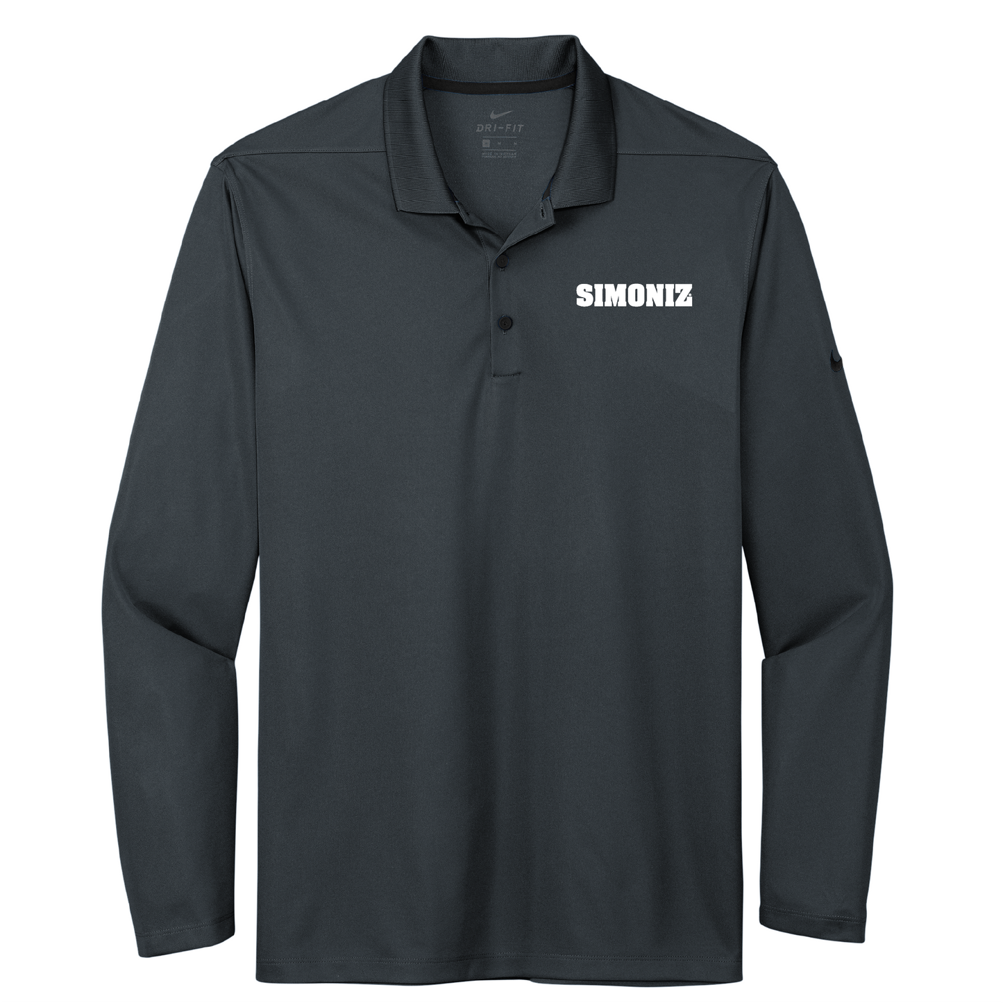 Nike Dri-FIT Micro Pique 2.0 Long Sleeve Polo NKDC2104 - Embroidery Corporate Logo