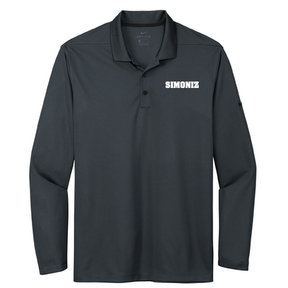 Nike Dri-FIT Micro Pique 2.0 Long Sleeve Polo NKDC2104 - Embroidery Corporate Logo