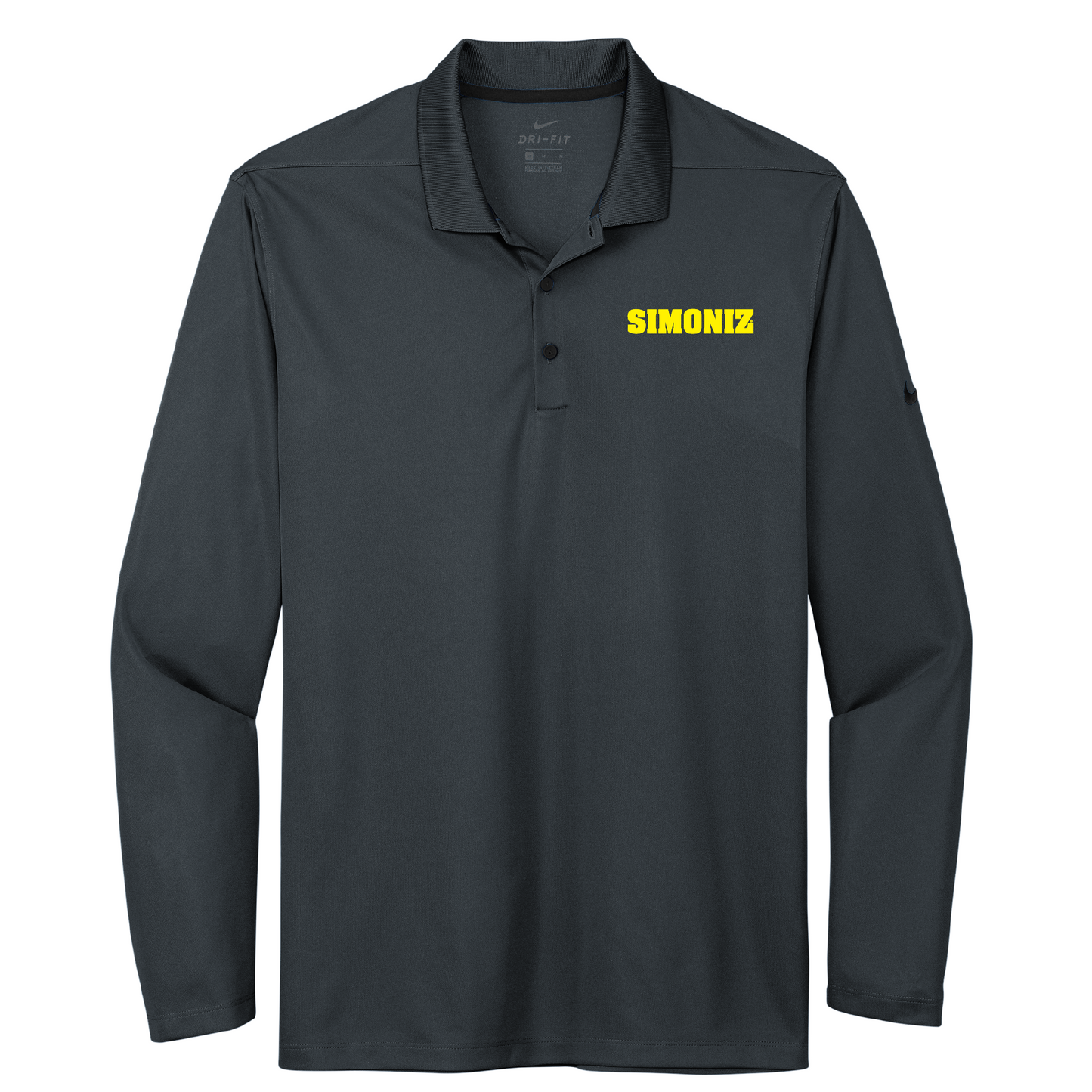 Nike Dri-FIT Micro Pique 2.0 Long Sleeve Polo NKDC2104 - Embroidery Corporate Logo