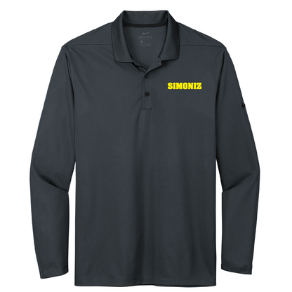 Nike Dri-FIT Micro Pique 2.0 Long Sleeve Polo NKDC2104 - Embroidery Corporate Logo