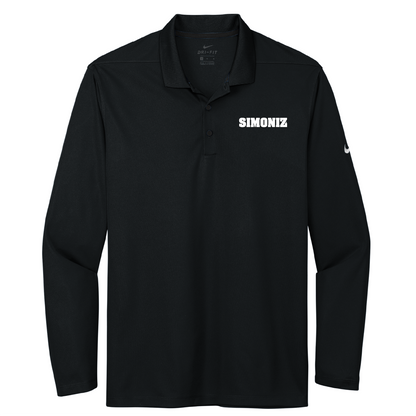 Nike Dri-FIT Micro Pique 2.0 Long Sleeve Polo NKDC2104 - Embroidery Corporate Logo