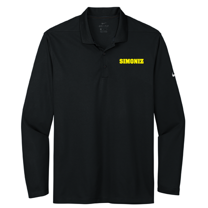 Nike Dri-FIT Micro Pique 2.0 Long Sleeve Polo NKDC2104 - Embroidery Corporate Logo