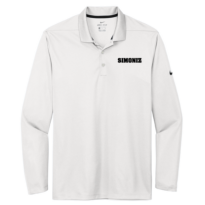 Nike Dri-FIT Micro Pique 2.0 Long Sleeve Polo NKDC2104 - Embroidery Corporate Logo