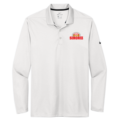 Nike Dri-FIT Micro Pique 2.0 Long Sleeve Polo NKDC2104 - Embroidery Car Wash Logo