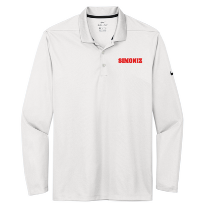 Nike Dri-FIT Micro Pique 2.0 Long Sleeve Polo NKDC2104 - Embroidery Corporate Logo