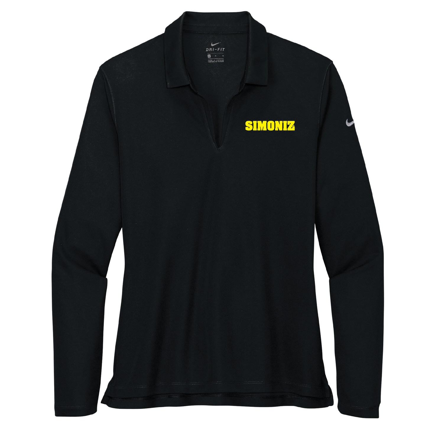 Nike Women's Dri-FIT Micro Pique 2.0 Long Sleeve Polo NKDC2105 - Embroidery Corporate Logo