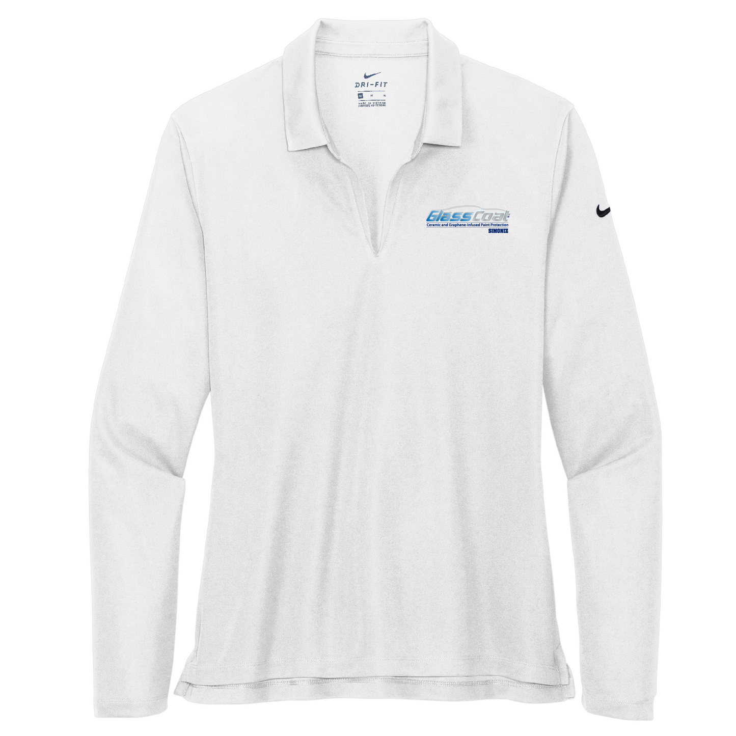 Nike Women's Dri-FIT Micro Pique 2.0 Long Sleeve Polo NKDC2105 - DTF Glass Coat