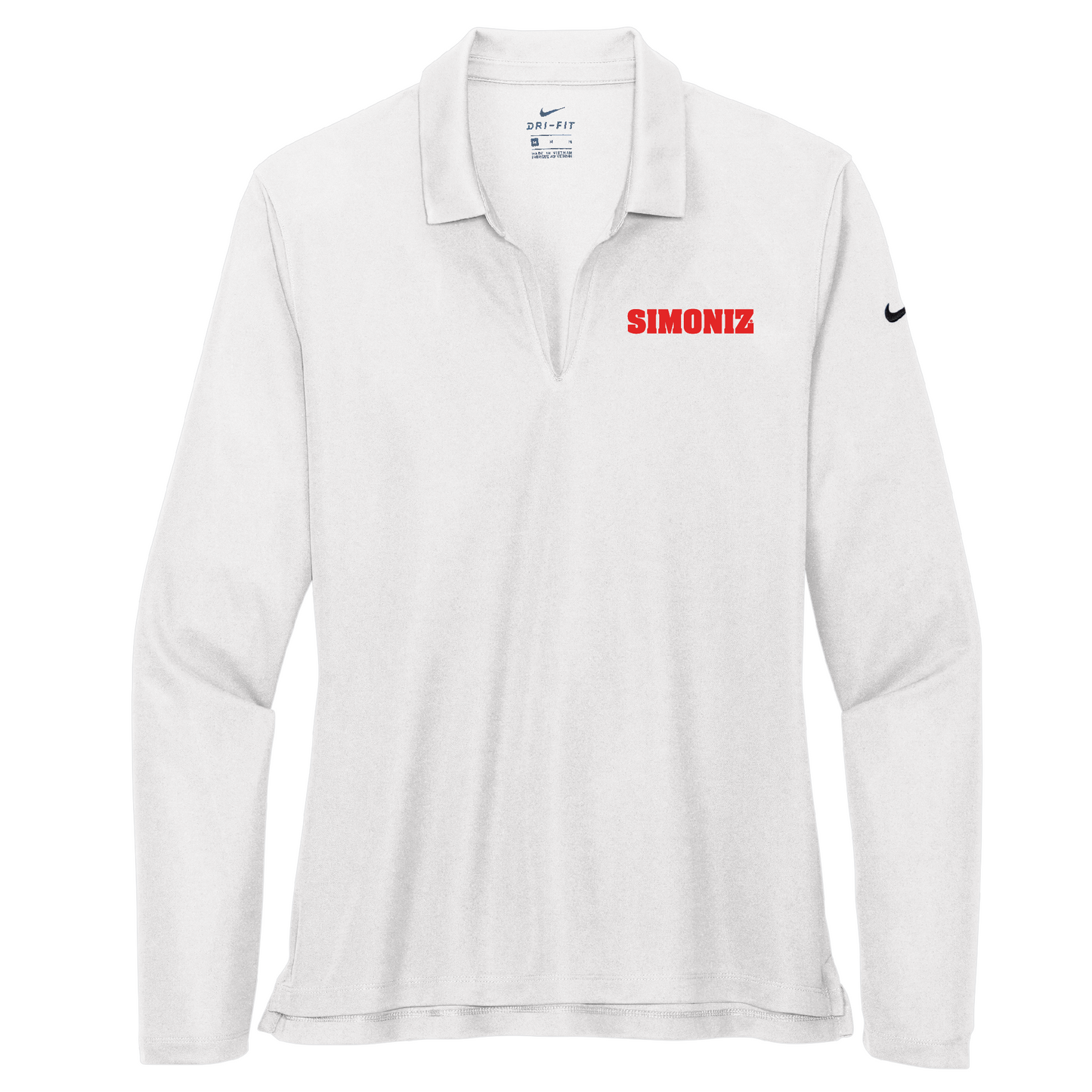 Nike Women's Dri-FIT Micro Pique 2.0 Long Sleeve Polo NKDC2105 - Embroidery Corporate Logo