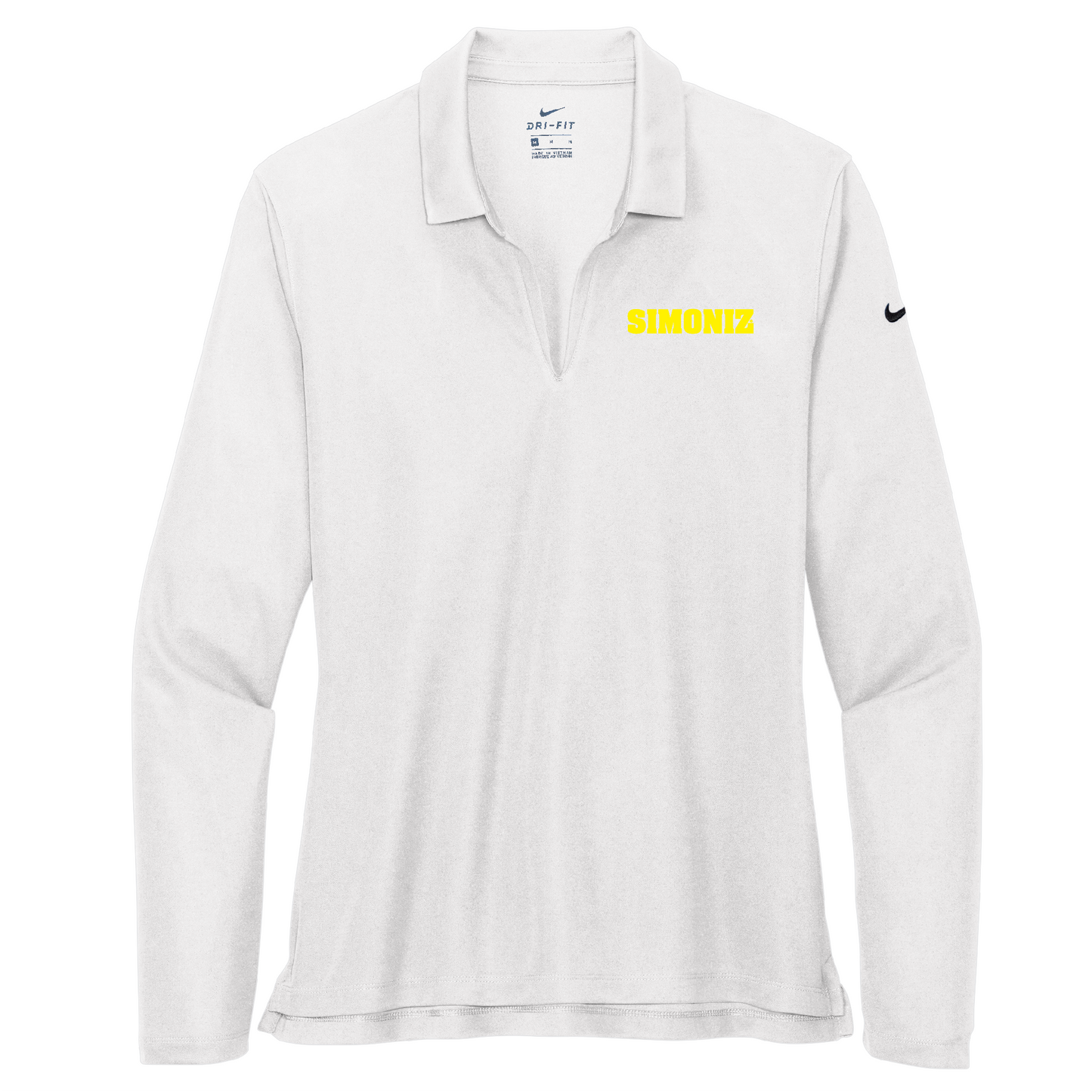 Nike Women's Dri-FIT Micro Pique 2.0 Long Sleeve Polo NKDC2105 - Embroidery Corporate Logo