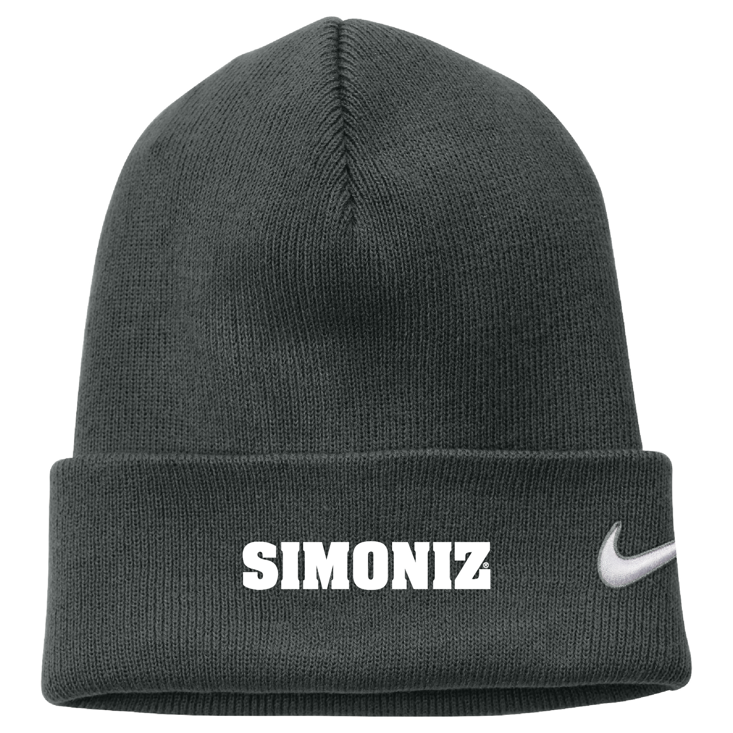 Nike Team Cuffed Beanie NKFB6539 - Anthracite - Corporate Logo
