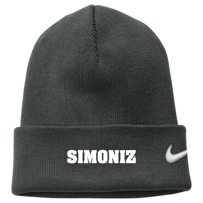 Nike Team Cuffed Beanie NKFB6539 - Anthracite - Corporate Logo