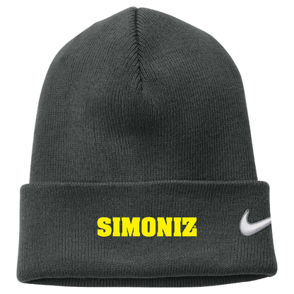 Nike Team Cuffed Beanie NKFB6539 - Anthracite - Corporate Logo