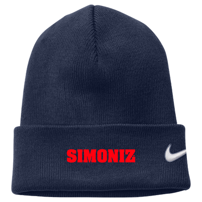 Nike Team Cuffed Beanie NKFB6539 - Navy - Corporate Logo