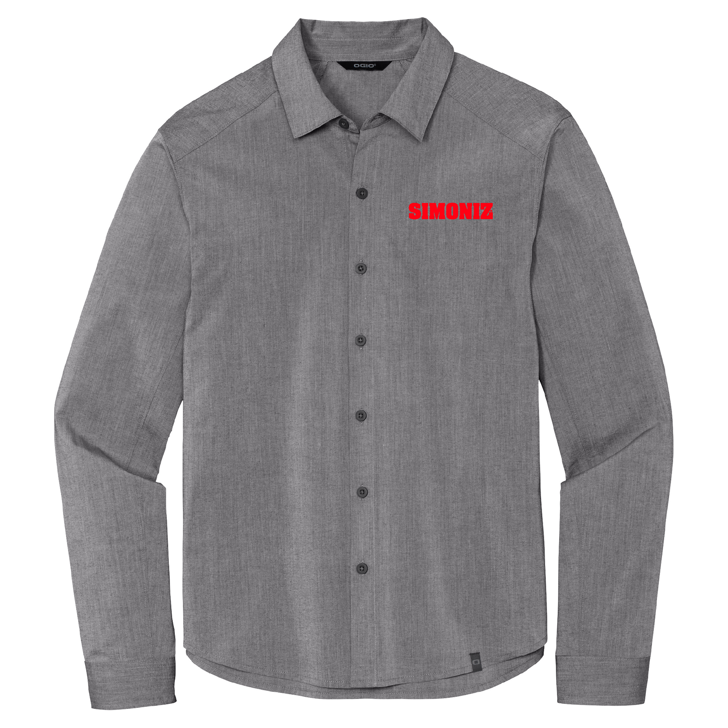 OGIO® Commuter Woven Shirt OG1002 - Embroidery Corporate Logo