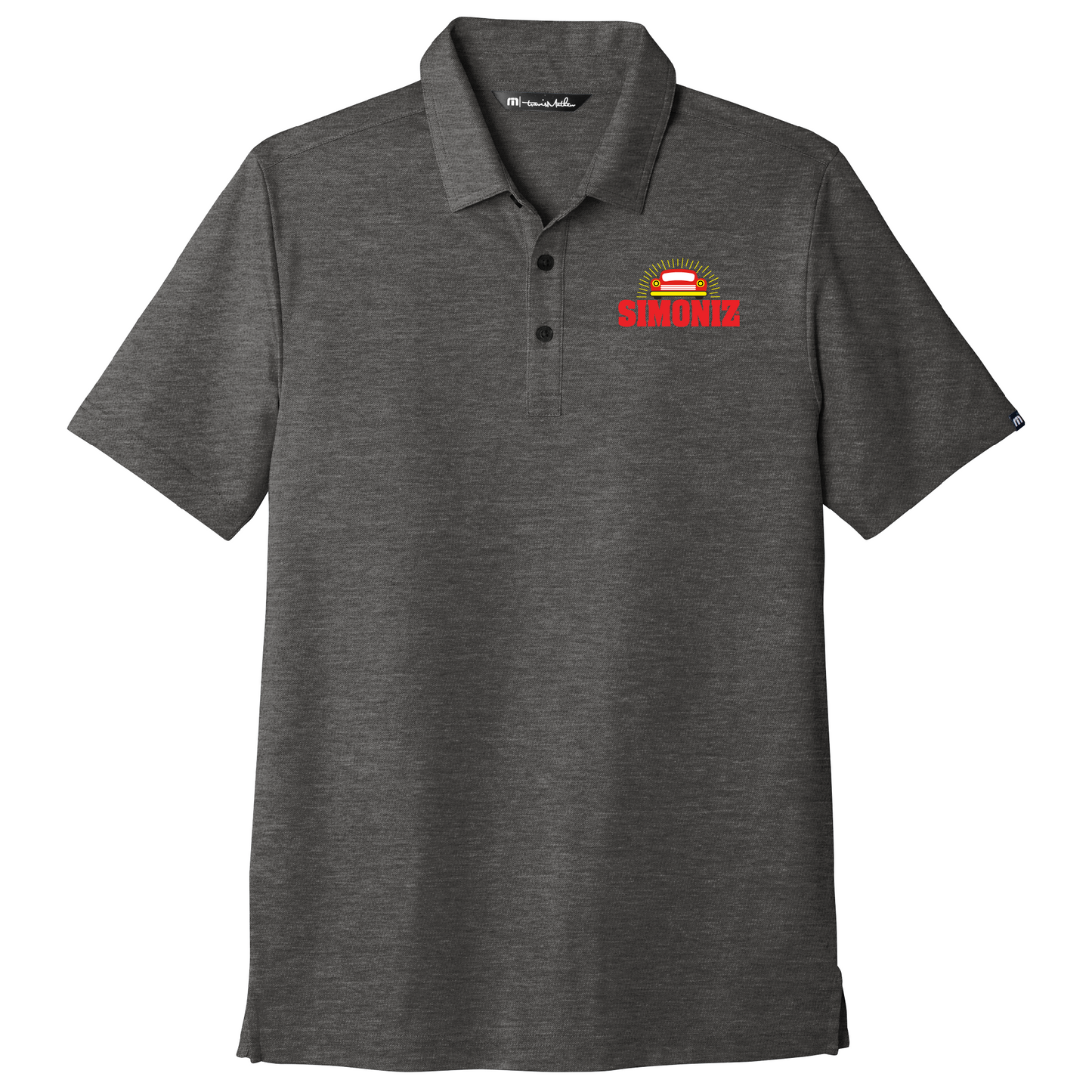 TravisMathew Oceanside Heather Polo TM1MU412 - Embroidery Car Wash