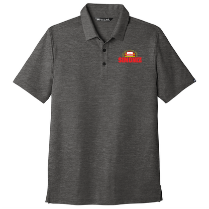 TravisMathew Oceanside Heather Polo TM1MU412 - Embroidery Car Wash