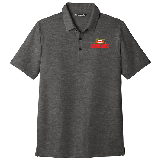 TravisMathew Oceanside Heather Polo TM1MU412 - Embroidery Car Wash