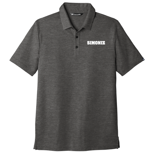 TravisMathew Oceanside Heather Polo TM1MU412 - Embroidery Corporate Logo