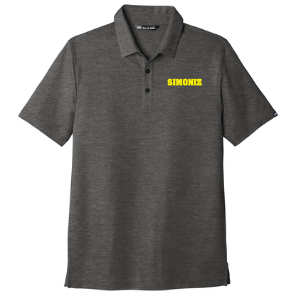 TravisMathew Oceanside Heather Polo TM1MU412 - Embroidery Corporate Logo