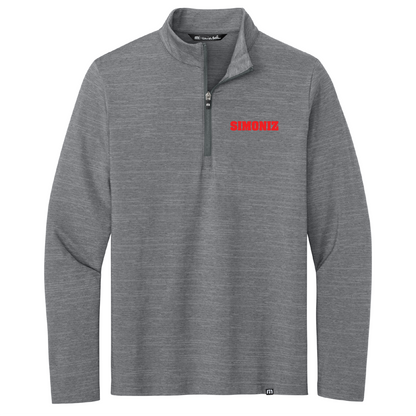 TravisMathew Crestview 1/4-Zip TM1MW452 - Embroidery Corporate Logo