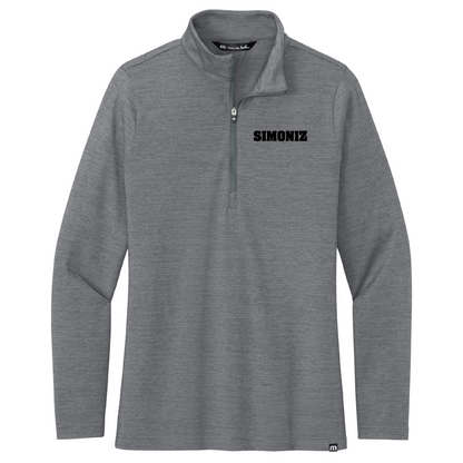 TravisMathew Women's Crestview 1/4-Zip TM1WW003 - Embroidery Corporate Logo