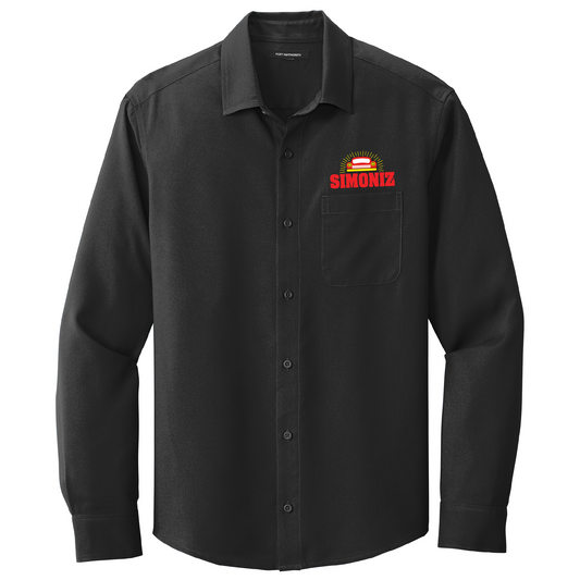 Port Authority ® Long Sleeve Performance Staff Shirt W401 - Embroidery Car Wash