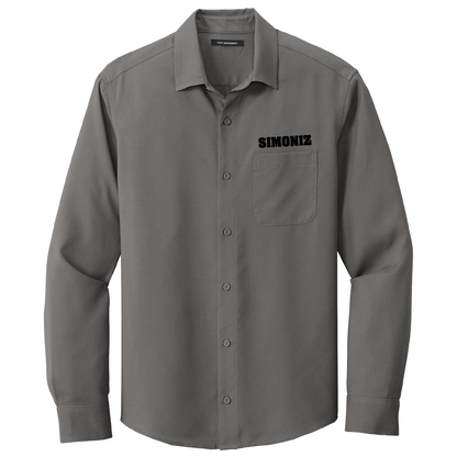 Port Authority ® Long Sleeve Performance Staff Shirt W401 - Embroidery Corporate Logo