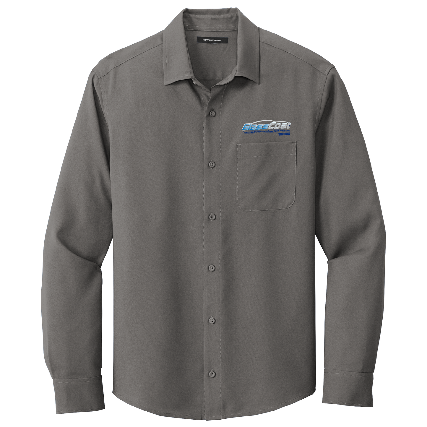 Port Authority ® Long Sleeve Performance Staff Shirt W401 - DTF Glass Coat