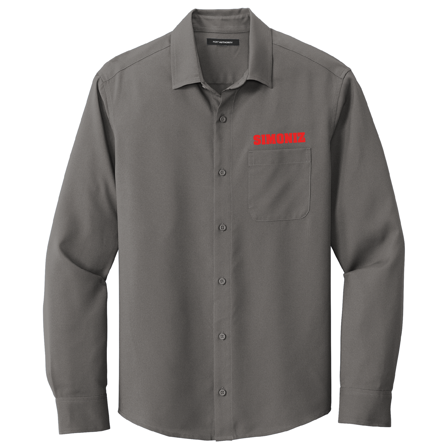 Port Authority ® Long Sleeve Performance Staff Shirt W401 - Embroidery Corporate Logo