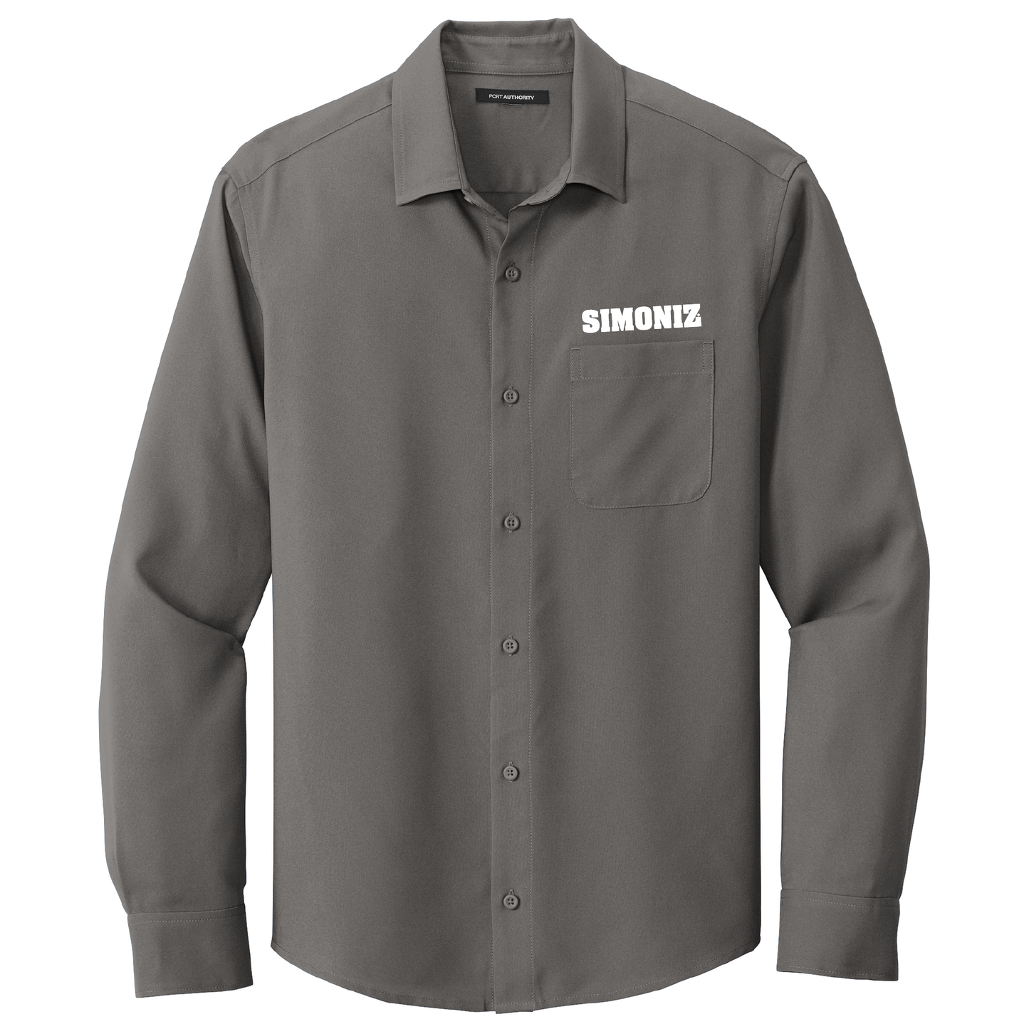Port Authority ® Long Sleeve Performance Staff Shirt W401 - Embroidery Corporate Logo