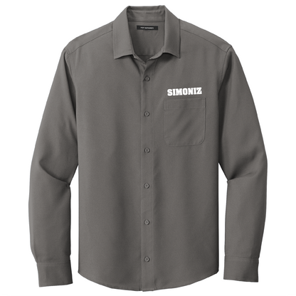 Port Authority ® Long Sleeve Performance Staff Shirt W401 - Embroidery Corporate Logo