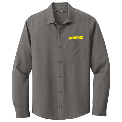 Port Authority ® Long Sleeve Performance Staff Shirt W401 - Embroidery Corporate Logo